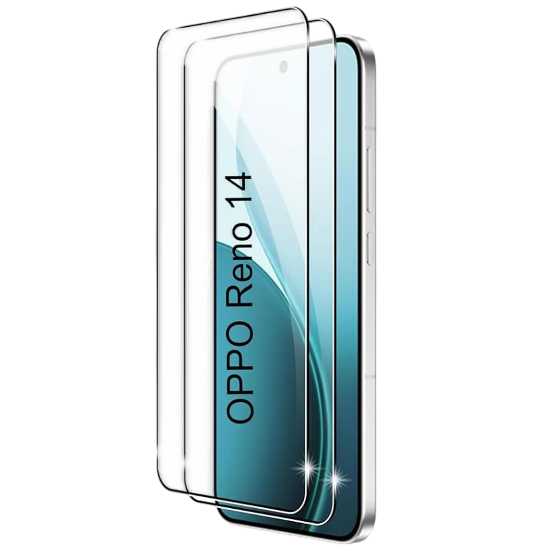 Protetor de vidro temperado Oppo Reno14 Full Screen 3D
