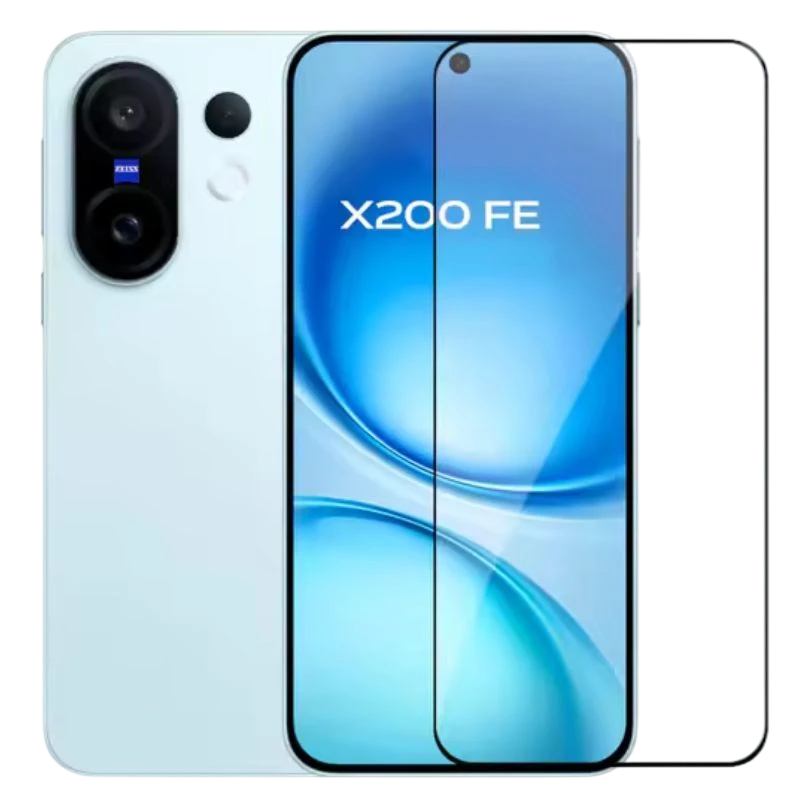 Pack x2 Protetor de vidro temperado Vivo X200 FE Full Screen 3D