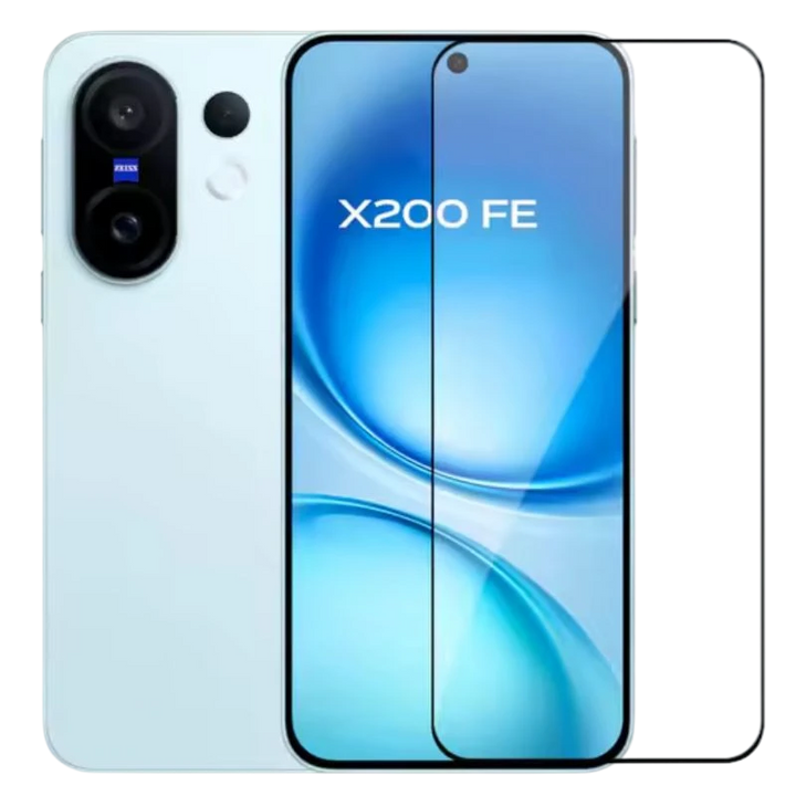 Pack x2 Protetor de vidro temperado Vivo X200 FE Full Screen 3D
