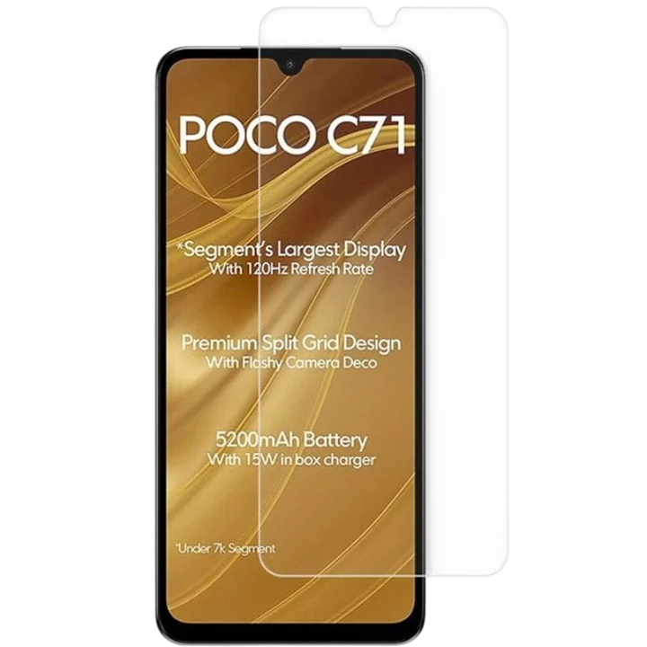 Pack x2 Protetores de vidro temperado Xiaomi Poco C71