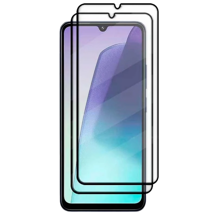Pack x2 Película de vidro temperado Xiaomi Redmi 14C / Poco C75 Full Screen 3D
