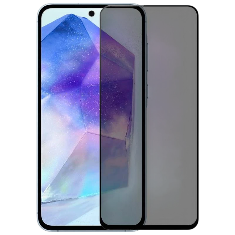 Película de vidro temperado Anti Espião Samsung Galaxy S24 FE / A36 5G / A56 5G