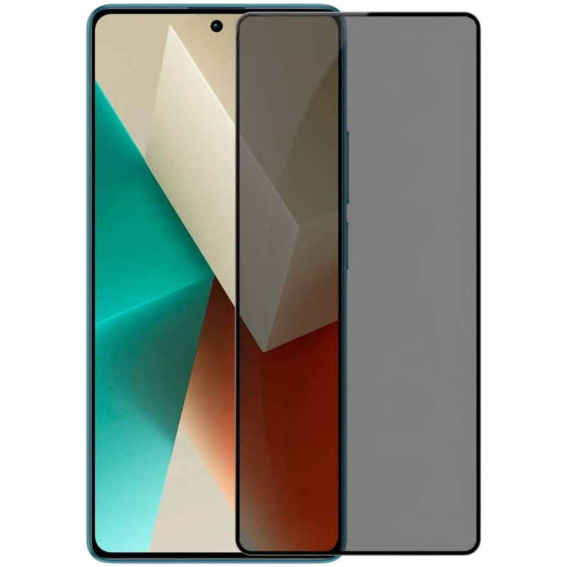 Película de vidro temperado Anti Espião Xiaomi Redmi Note 13 5G