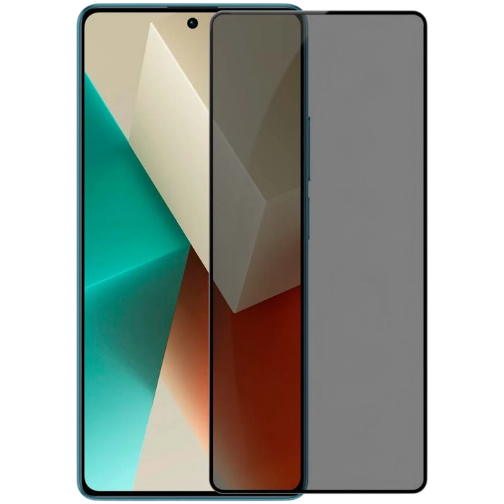 Película de vidro temperado Anti Espião Xiaomi Redmi Note 13 5G