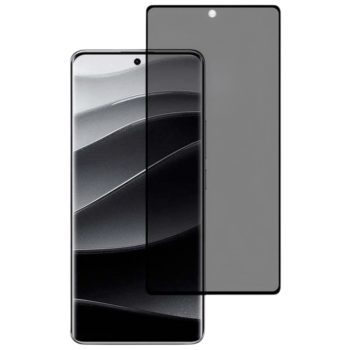 Película de vidro temperado Anti Espião Xiaomi Redmi Note 14 Pro 5G/ Note 14 Pro Plus 5G / Note 13 Pro Plus 5G / Poco X7 5G