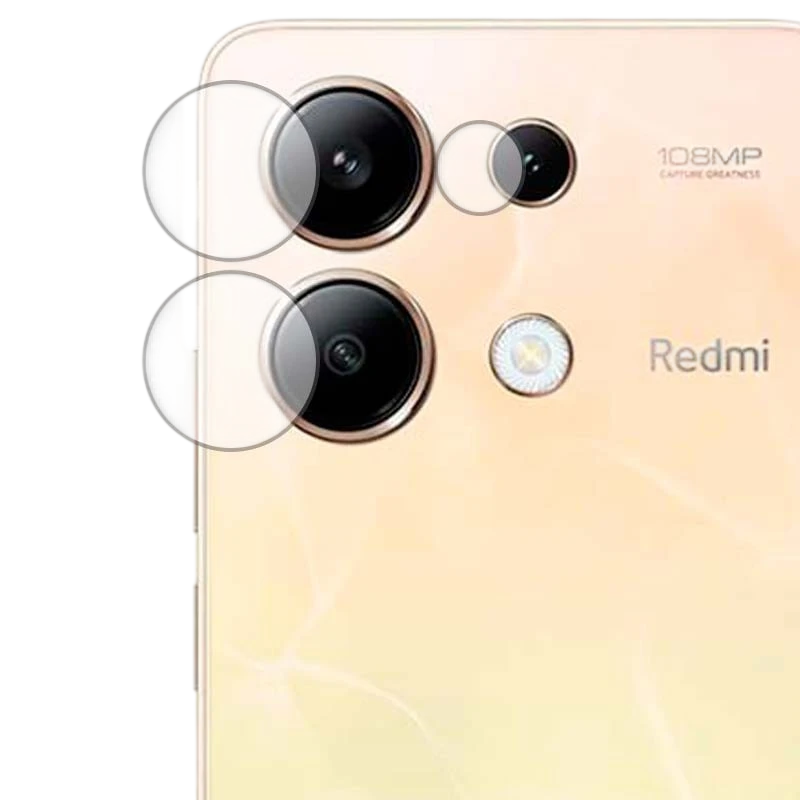 Película de vidro para câmara Xiaomi Redmi Note 13 4G