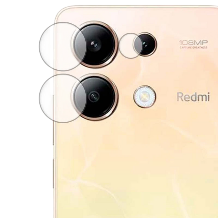 Película de vidro para câmara Xiaomi Redmi Note 13 4G
