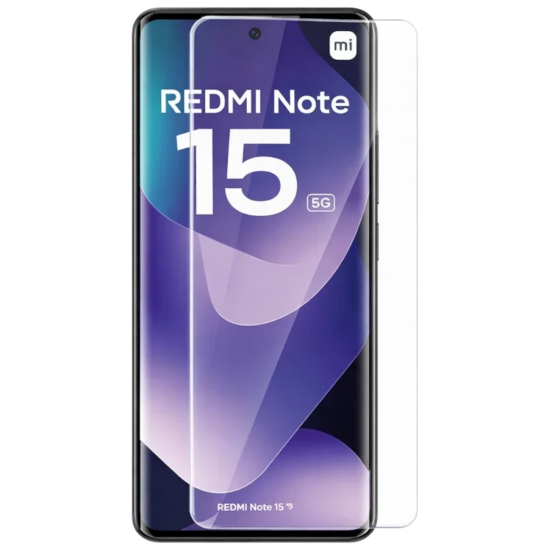 Protector de vidro temperado Xiaomi Redmi Note 15 5G / Note 15 4G Full Screen 3D