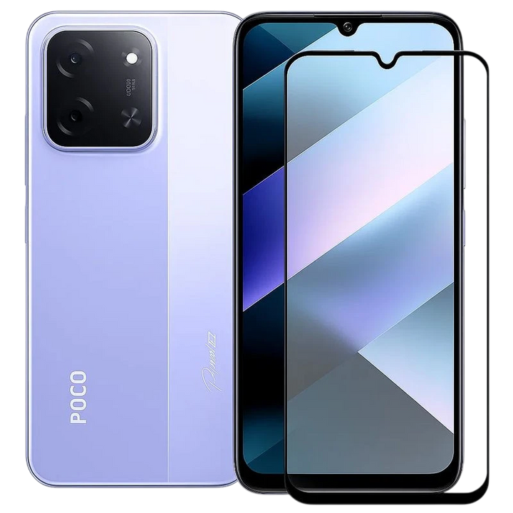 Protector de vidro temperado Full Screen 3D Xiaomi Poco C85