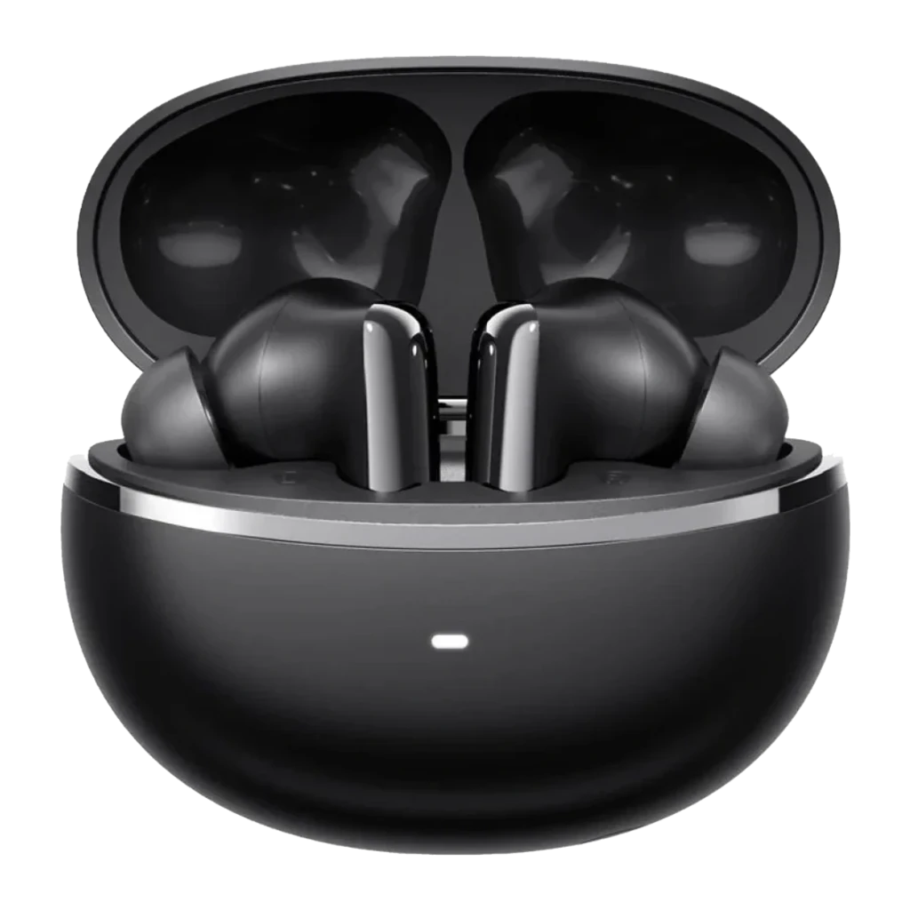 Auriculares QCY MeloBuds N70 HT18 Lite Preto Cancelamento de Ruído TWS In-Ear