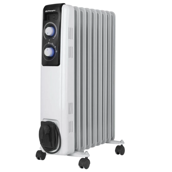 Radiador de óleo elétrico Orbegozo RF 2000 2000W Branco