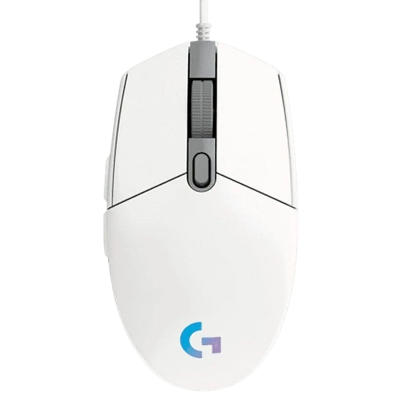 Rato Gaming Logitech G102 Lightsync Branco - 8000DPI