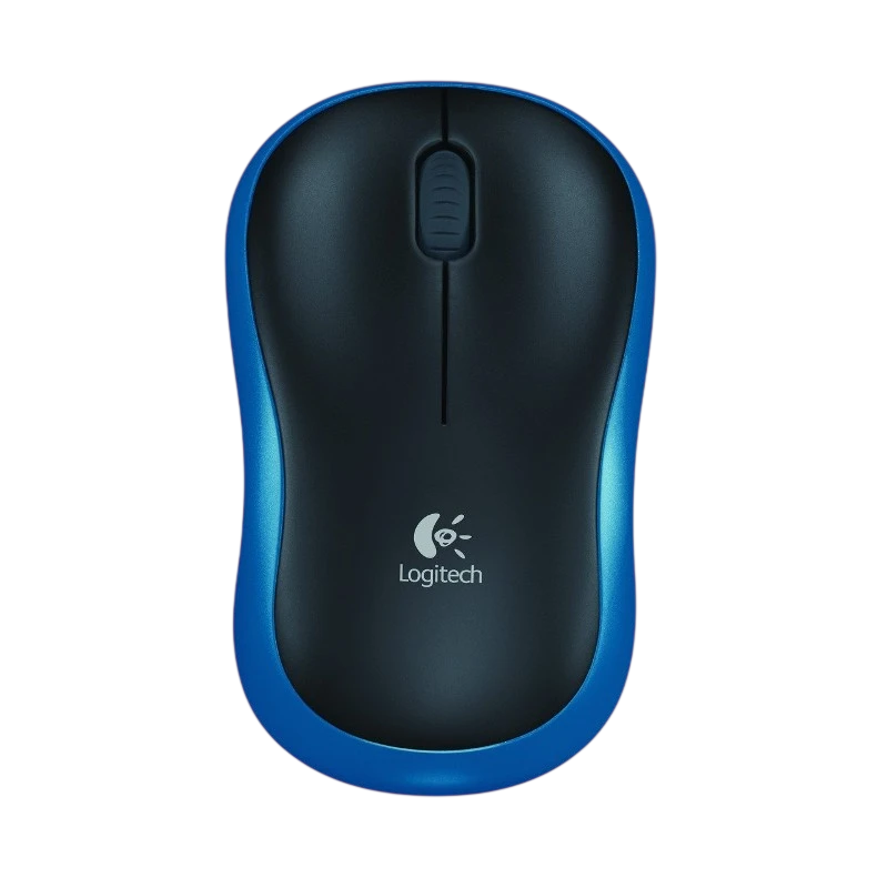 Logitech M185 Azul Mouse sem fio - 1000 DPI