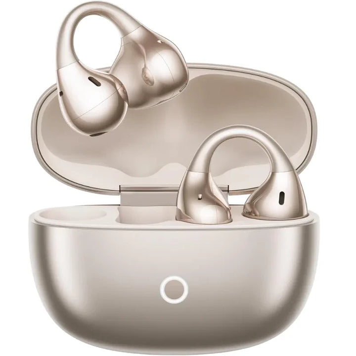 Realme buds OpenWear Clip Dourado Redução de ruído com IA - Auriculares Bluetooth