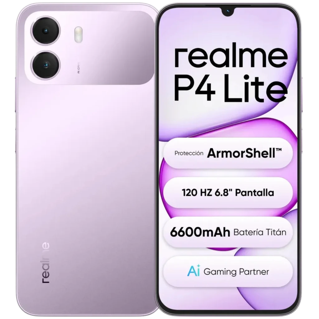 Realme P4 Lite 4G 128 GB Lilás  4 GB  Unisoc T7250