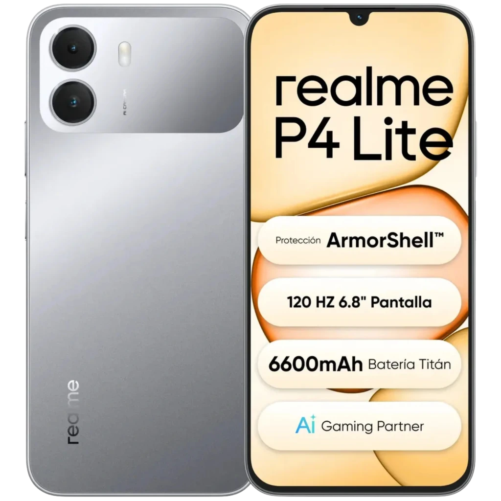 Realme P4 Lite 4G 128 GB Cinza 4 GB 90Hz