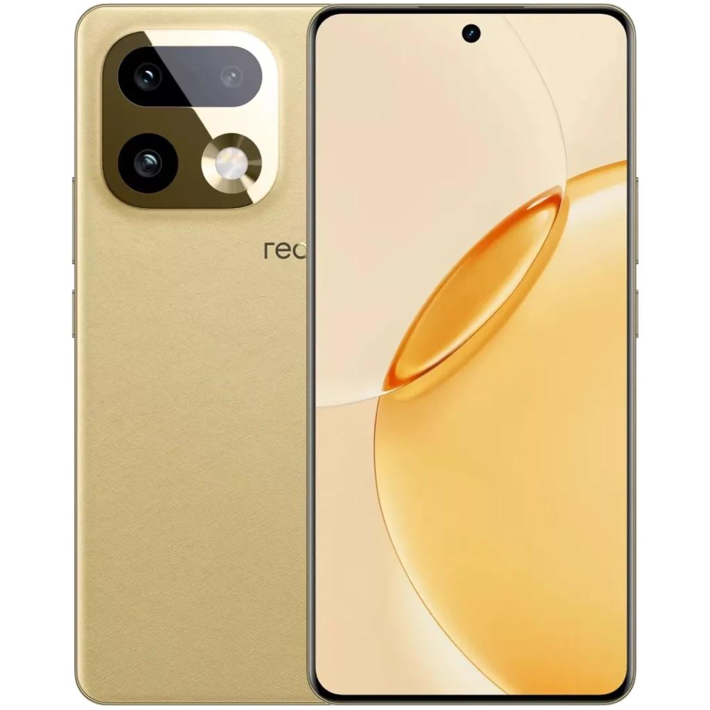 Realme 16 Pro+ 256GB Dourado, Bateria de 7000 mAh, 8GB de RAM, Processador Snapdragon