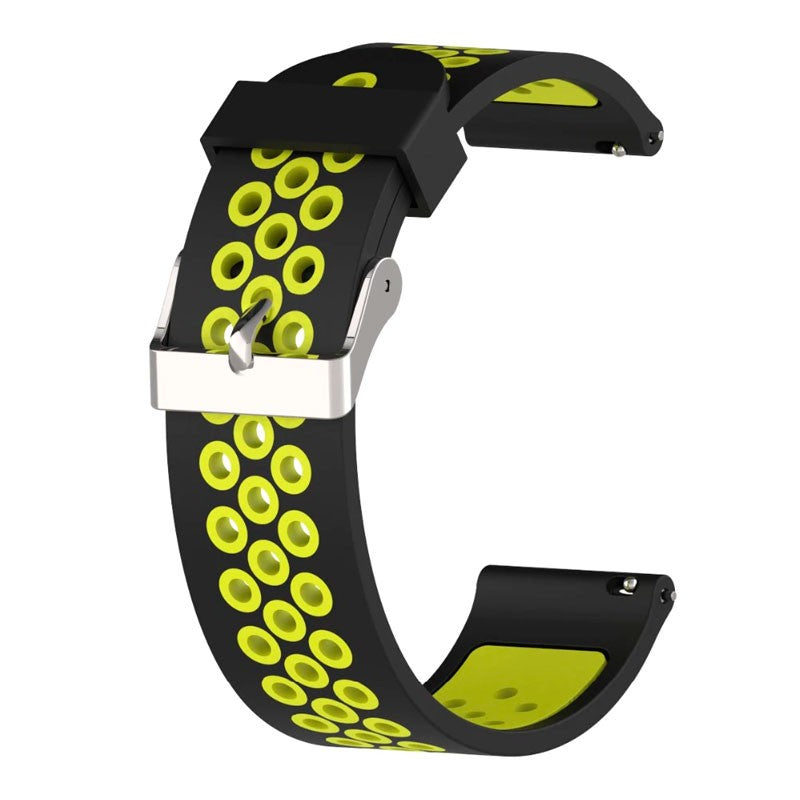 Pulseira Universal Silicone 20mm para Smartwatch Xiaomi/Amazfit/Samsung/Huawei/Realme/Ticwatch