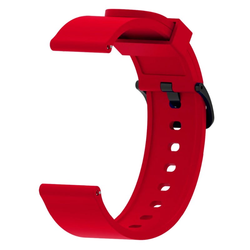 Pulseira Universal Silicone Gum 20mm para Smartwatch Xiaomi/Amazfit/Samsung/Huawei/Realme/Ticwatch