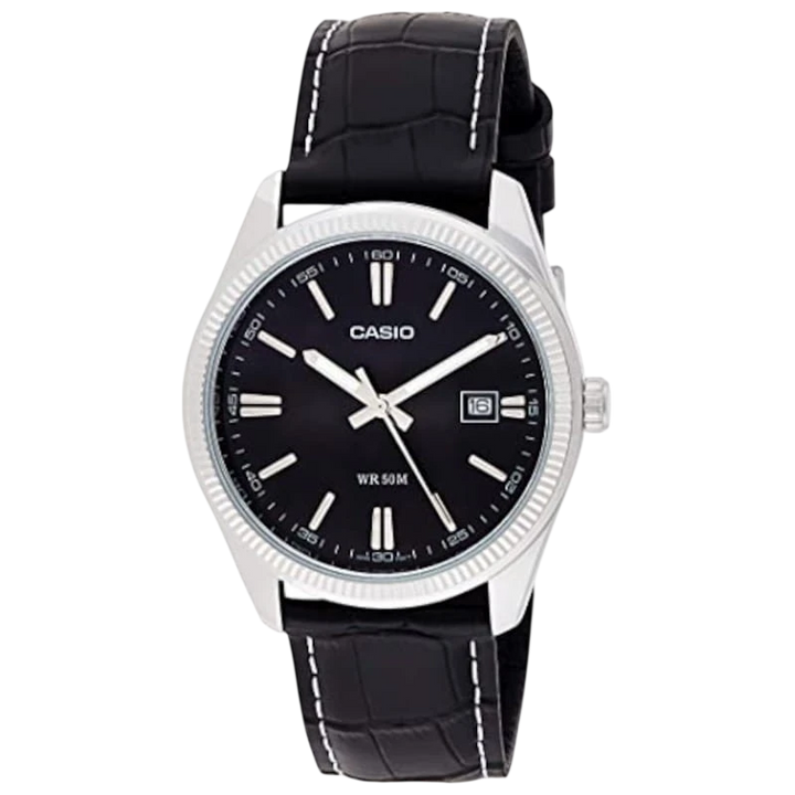 Casio MTP-1302PL-1AVEF Collection Men Relógio Analógico Preto