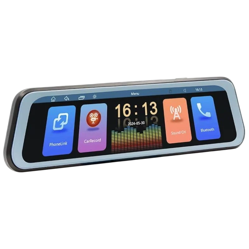 Espelho retrovisor SWM B5319R 9.36 Pouces Carplay/Android Auto Sem Fio Preto