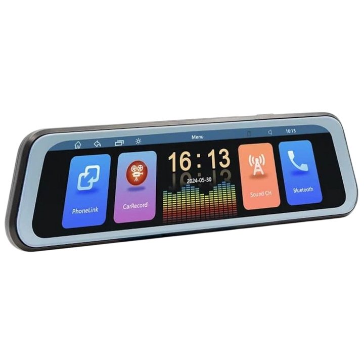 Espelho retrovisor SWM B5319R 9.36 Pouces Carplay/Android Auto Sem Fio Preto