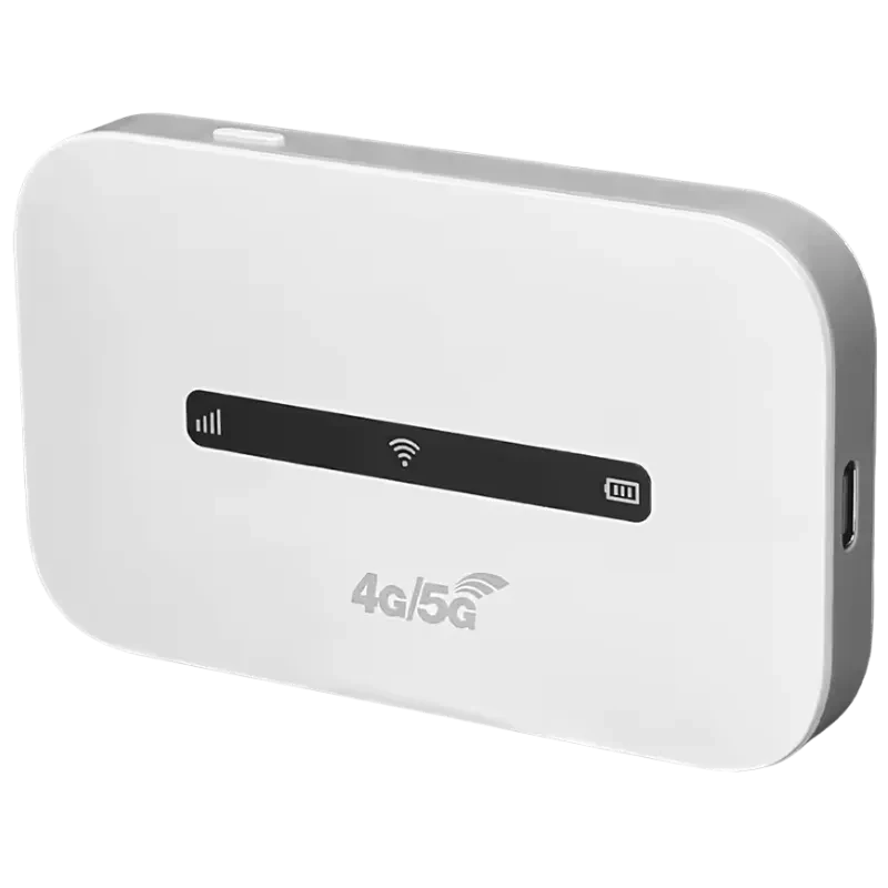 Router portátil M6 4G LTE WiFi 3000mAh, Branco