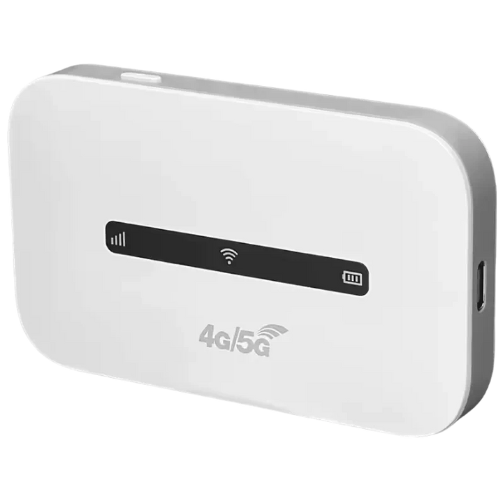Router portátil M6 4G LTE WiFi 3000mAh, Branco