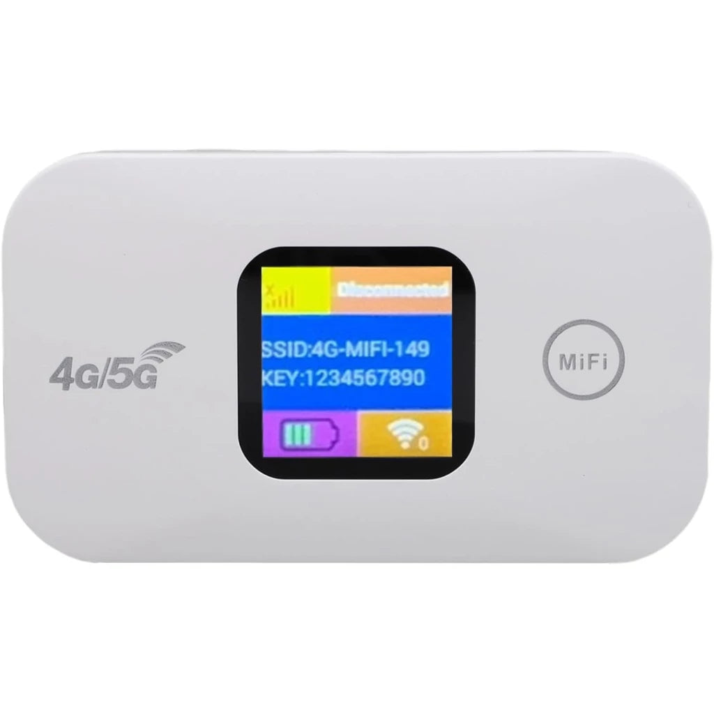 Router portátil A8 4G LTE 3000mAh, Branco