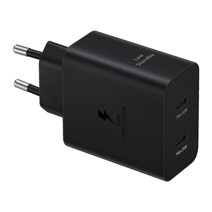 Samsung Power Duo EP-T5020 50 W 2x USB-C - Carregador de parede