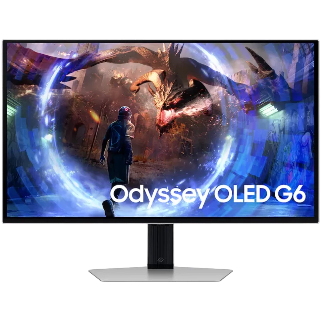 Samsung Odyssey G6 G60SD 27" Quad HD OLED 360 Hz FreeSync Prata - Monitor de PC