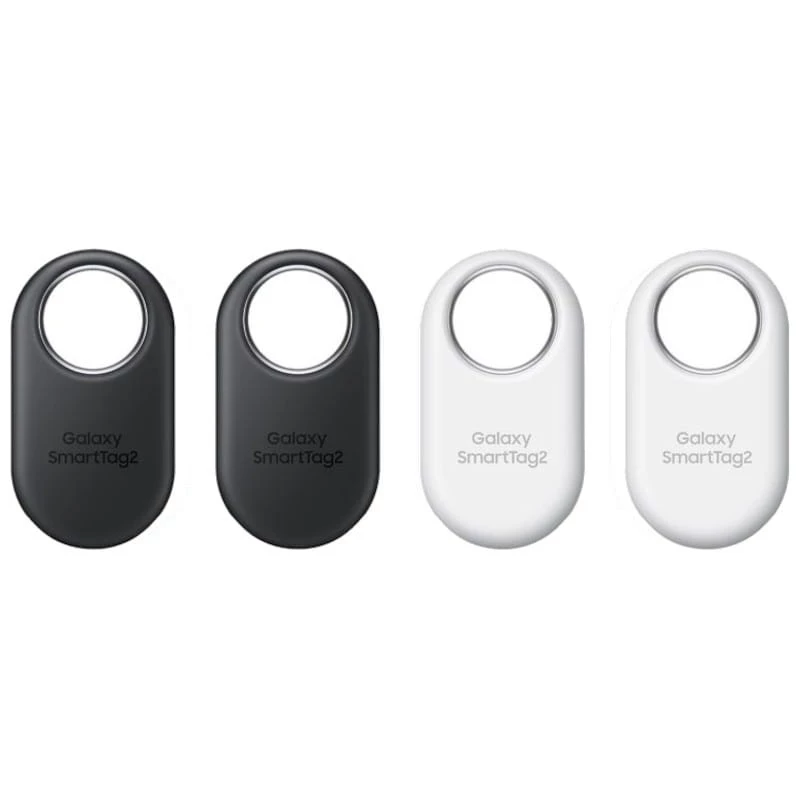 Samsung Galaxy SmartTag 2 IP67 NFC Pack x 4 Preto/Branco - Dispositivo de localização