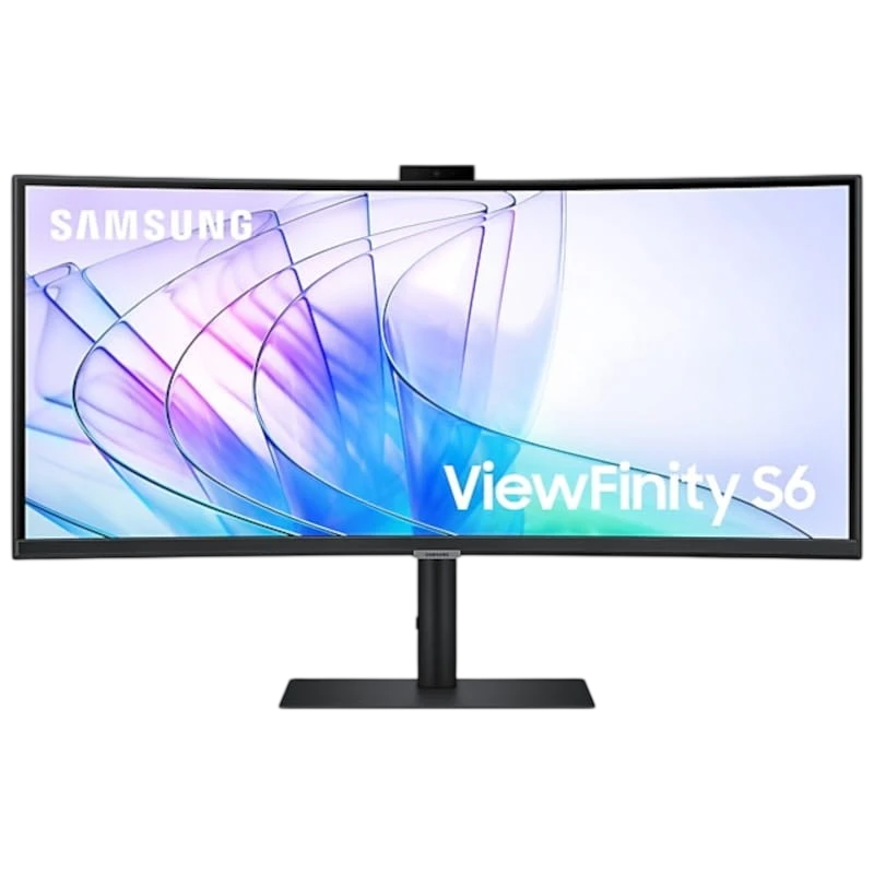 Samsung ViewFinity S34C652VAU 34 4K Ultra HD VA UltraWide Curvo 100 Hz FreeSync Webcam Preto de Computador