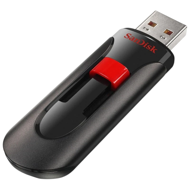 SanDisk Cruzer Glide 256 GB USB 2.0 Preto/Vermelho