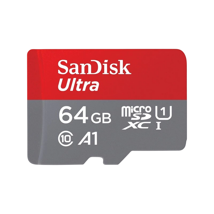 SanDisk MicroSDXC 64GB Ultra A1 + Adaptador Classe 10