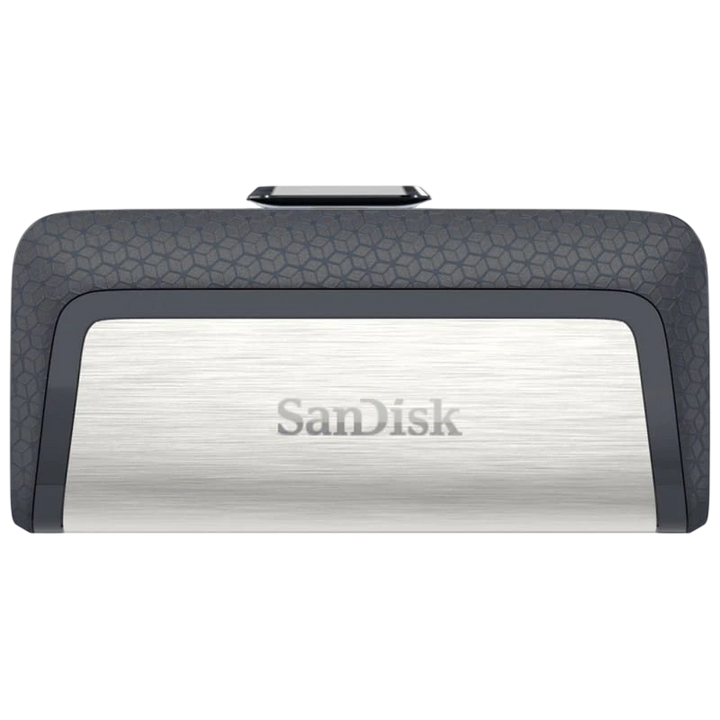 SanDisk Ultra Dual USB-C/USB 3.2 64 GB Preto/Prata