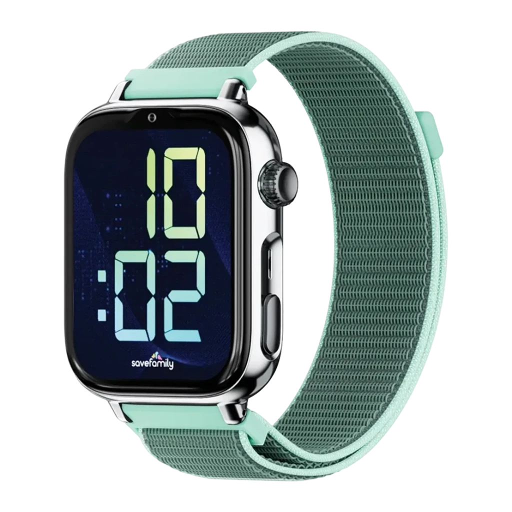 SaveFamily SaveWatch Plus 2 4G Prata Chamadas SOS Videochamada 1,85 polegadas AMOLED GPS IP68 Smartwatch