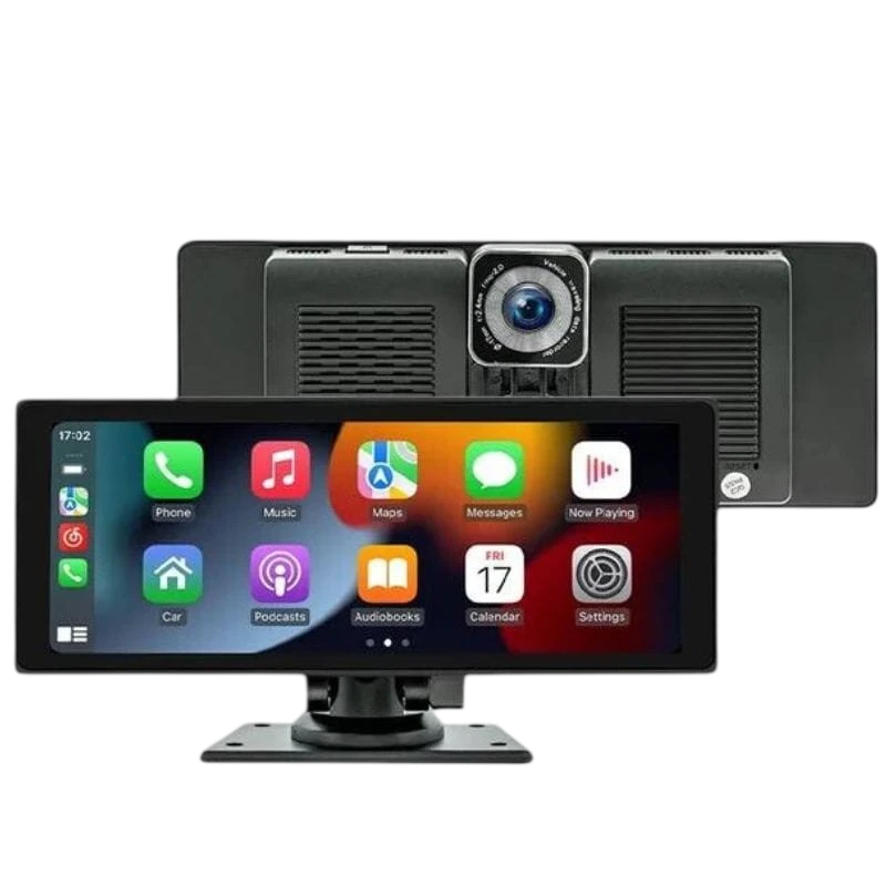 Ecrã tátil universal para automóvel de 10.26" Dash Cam SD9302 Preto