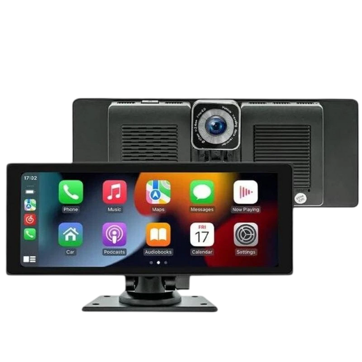 Ecrã tátil universal para automóvel de 10.26" Dash Cam SD9302 Preto