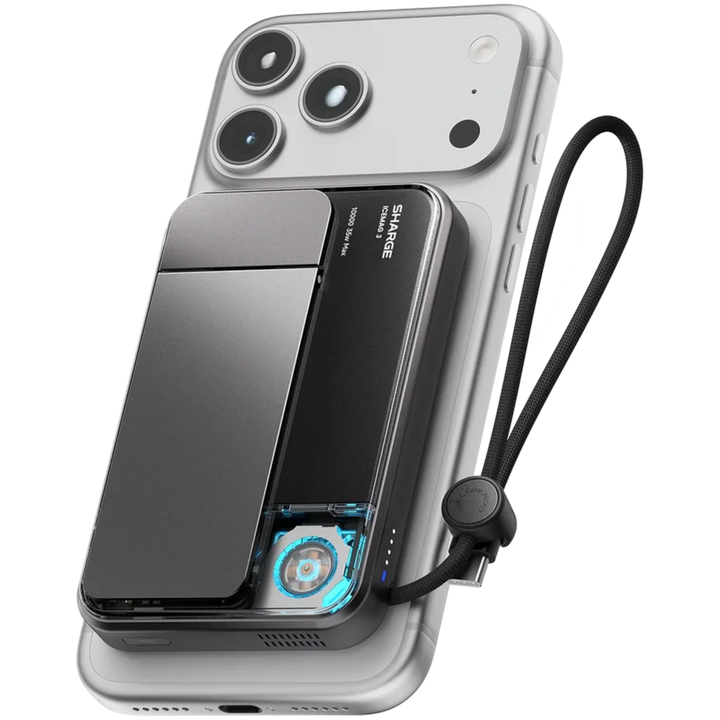 Sharge ICEMAG 3 Qi2 25 W 10 000 mAh Active Cooling - Power Bank Preto