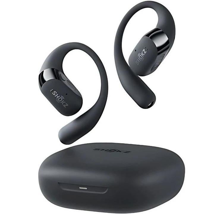 SHOKZ OpenFit 2+ Preto - Auriculares sem fios Bluetooth