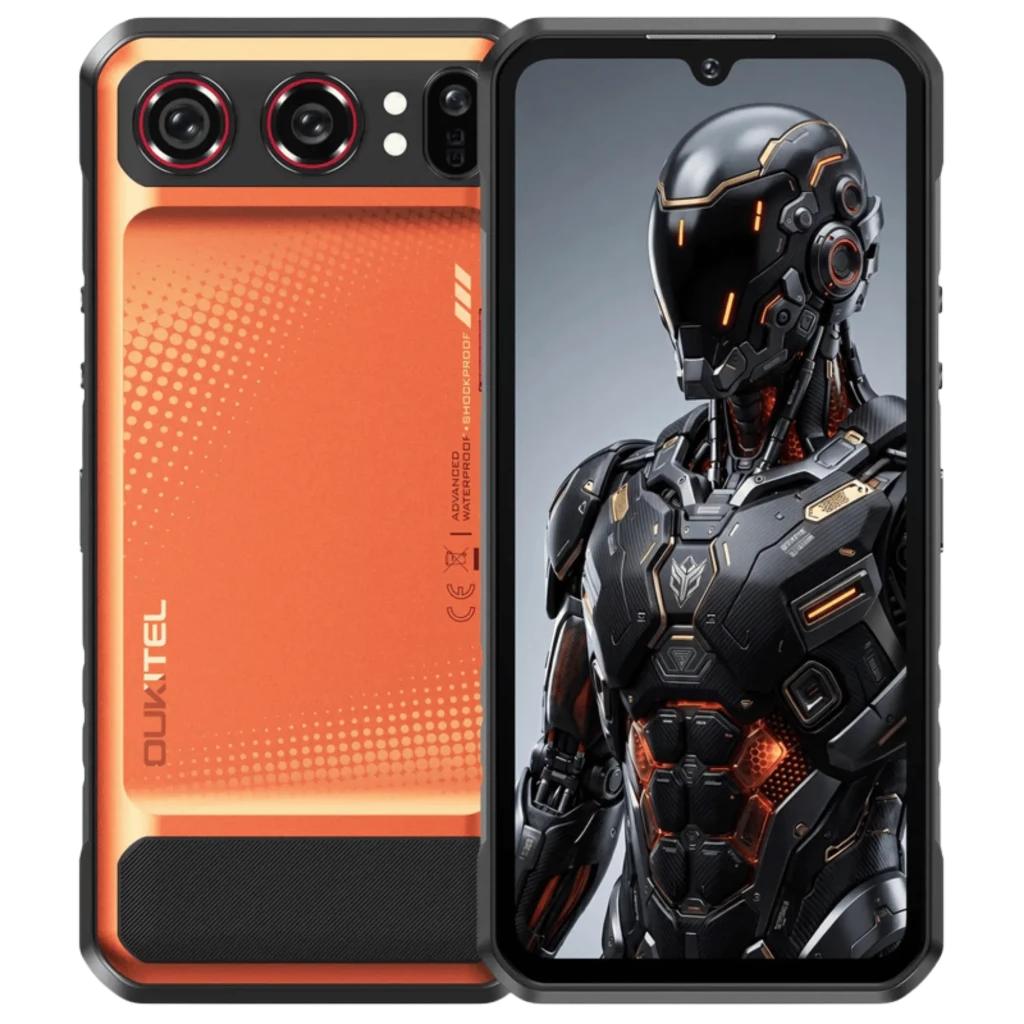 Oukitel WP68 Air 5G 12GB/512GB Laranja  MediaTek Dimensity 8000mAh 8MP Night Vision infravermelha