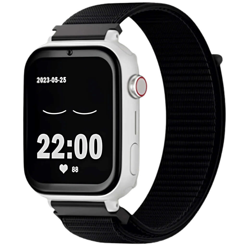 SaveFamily SaveWatch Plus Branco/ Tecido Black Botão SOS Videochamada