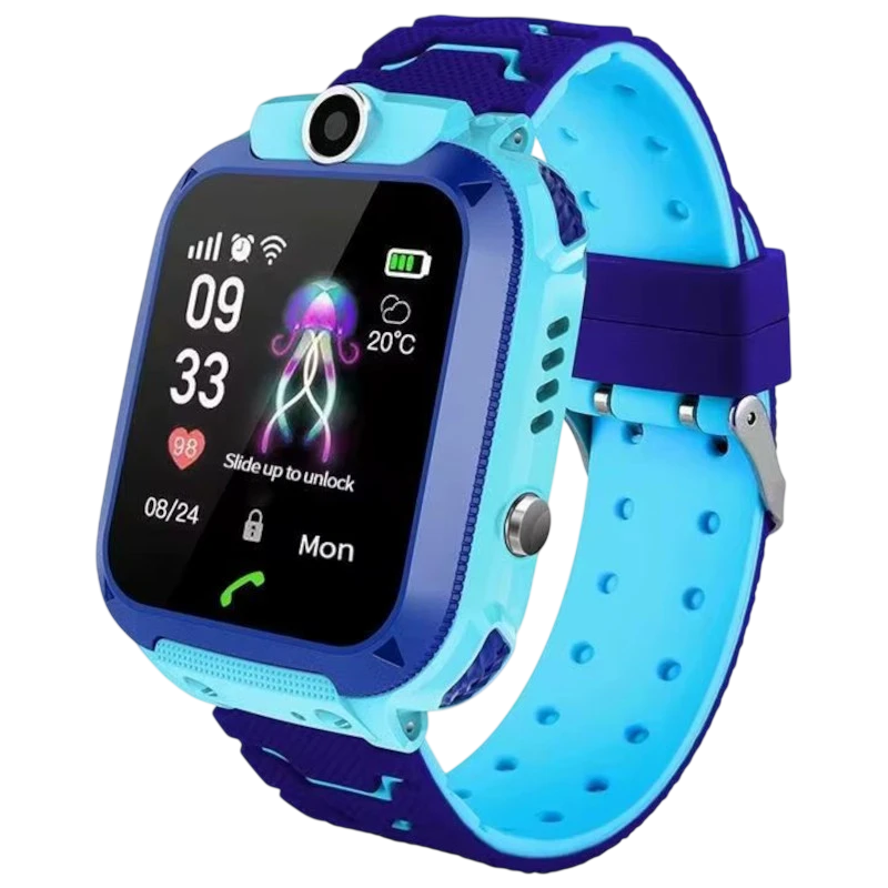 Smartwatch para crianças Q12 Azul - Relógio inteligente