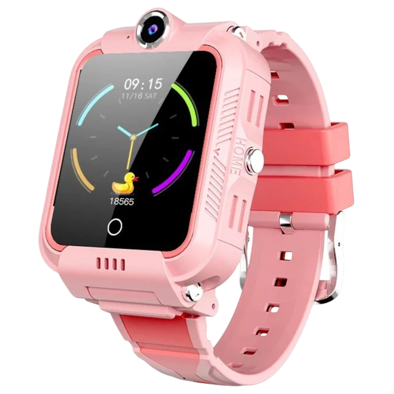 Smartwatch para Crianças T17G 360º 4G GPS Rosa - Relógio Inteligente