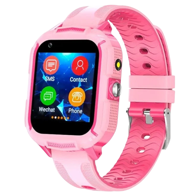 Smartwatch T32C 4G GPS Rosa - Relógio inteligente para crianças