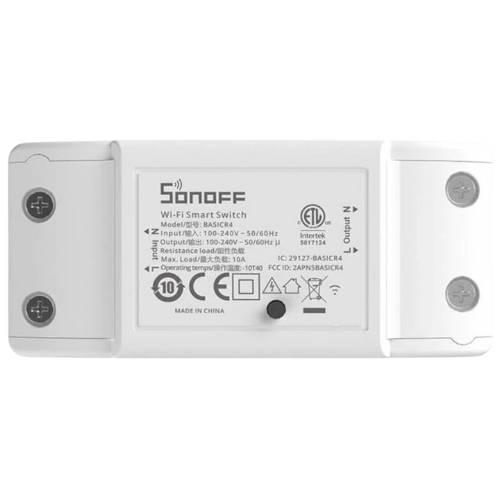 Sonoff BASICR4 Branco - Interruptor Inteligente WiFi