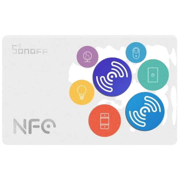Sonoff NFC Tag Branco - Etiqueta Adesiva Inteligente