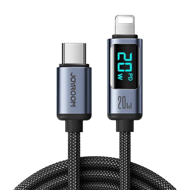 Cabo Joyroom Tipo-C para Lightning com Ecrã LED