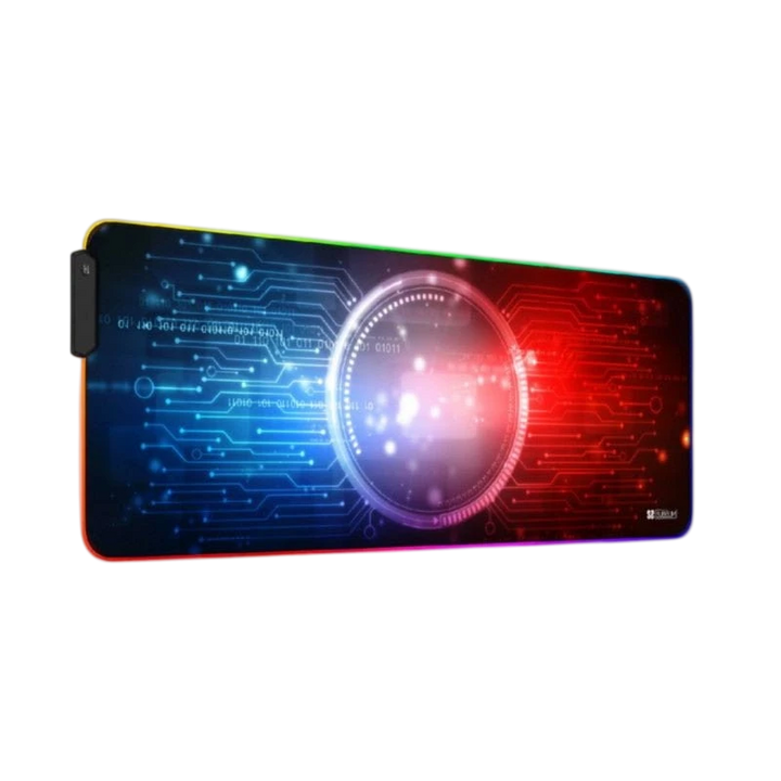 Tapete Subblim Chip LED RGB 9 Cores Preto